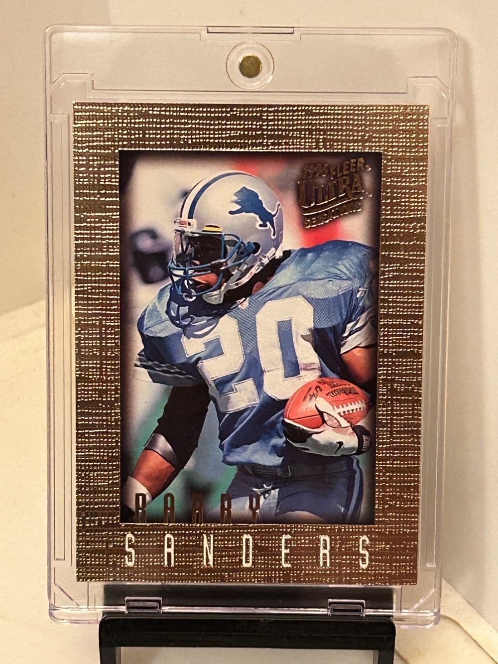 Barry Sanders 1996 Fleer Ultra Sensations Skybox International-Lions